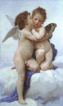 William Adolphe Bouguereau œuvres - LAmour et Psyche enfants ange William Adolphe Bouguereau
